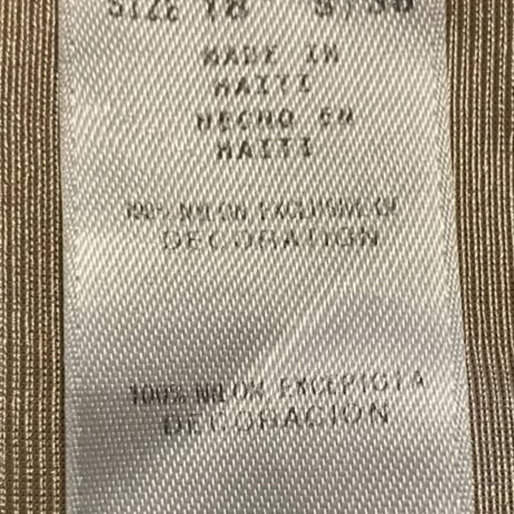 Vanity Fair Single Slit Half Slip size S Beige - Picture 3 of 3